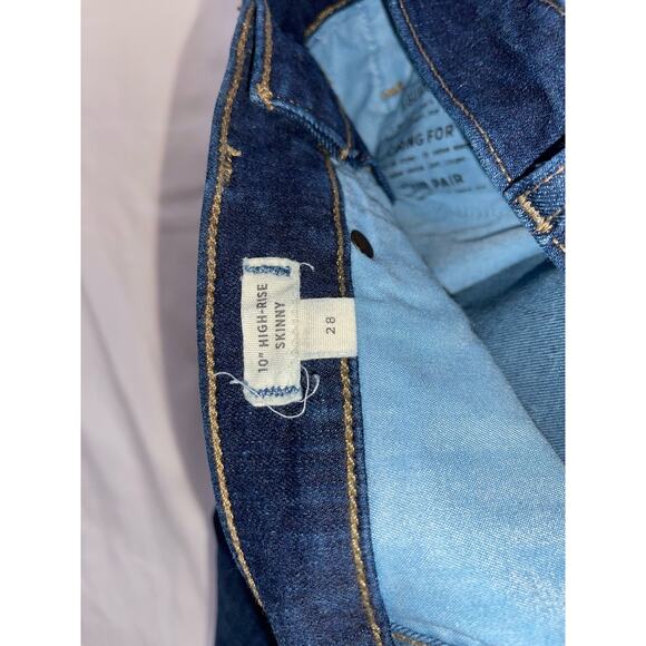 Made well 10" High Rise Skinny Jeans Size 4 - Picture 3 of 8